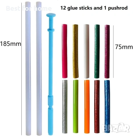 Безжичен пистолет за лепене с бързо нагряване, снимка 3 - Друга електроника - 53055834