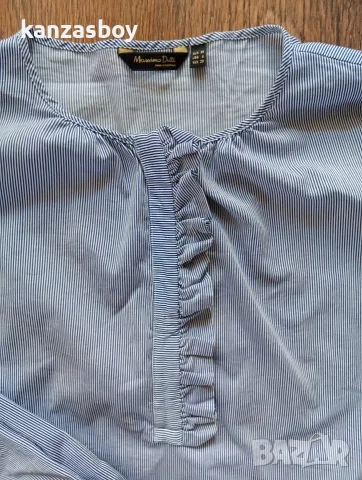 MASSIMO DUTTI  blue striped shirt - дамска риза р-р 38 / М