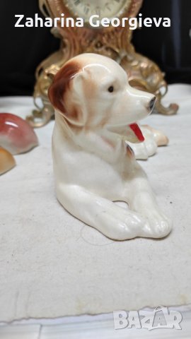 Порцеланова статуетка куче , снимка 6 - Статуетки - 39904998