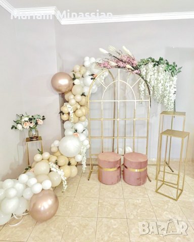 Пуф розов под наем за декорация