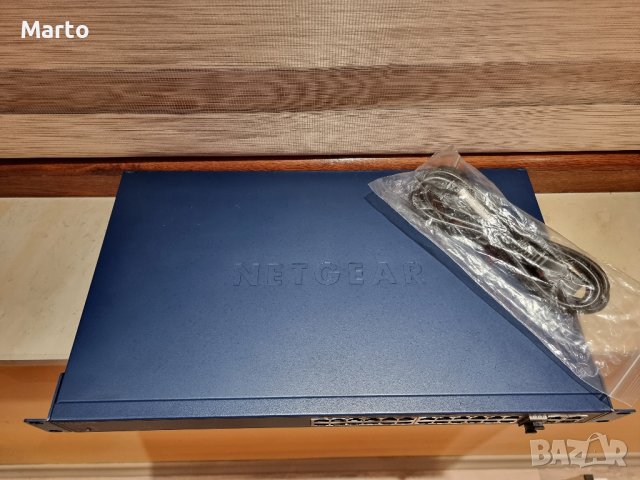 Суич Netgear ProSAFE FS728TP PoE и Суич Netgear ProSafe Plus JFS524E