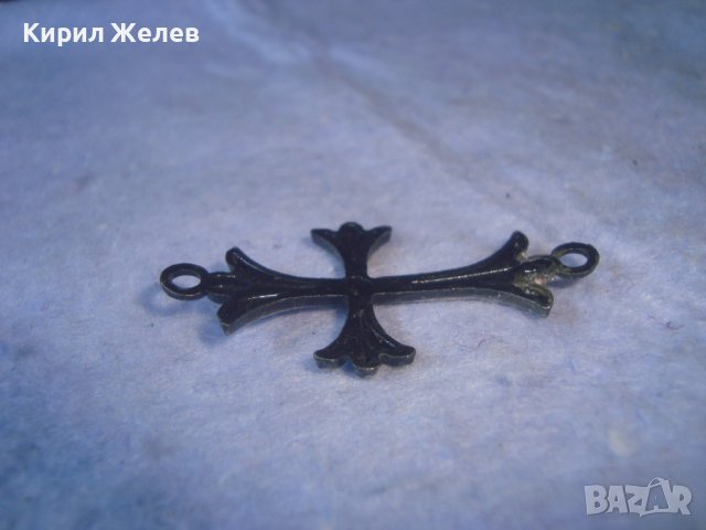 СРЕБРИСТО КРАСИВО АРТ КРЪСТЧЕ ПОДХОДЯЩО за ГРИВНА или ДРУГО УКРАШЕНИЕ 21080, снимка 3 - Други - 36950681