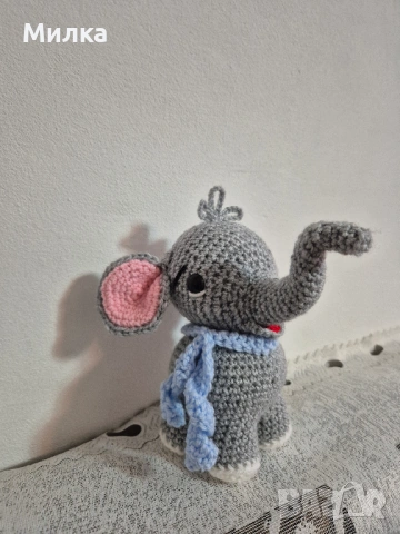 Ръчно изработена играчка - Малко Слонче