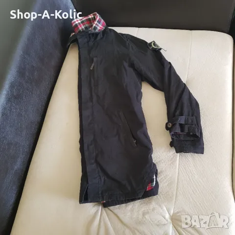 Original Rare Vintage DropDead Drop Dead Guys Jacket Trench, снимка 4 - Палта - 47935217