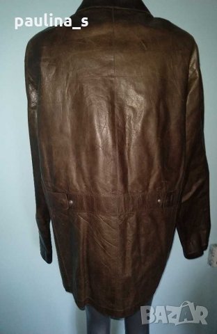 Яке "Tommy Hilfiger"® genuine leather / естествена кожа / голям размер , снимка 3 - Якета - 29572677