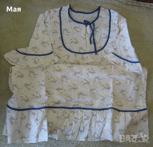 Нова Дамска/юношеска пижама - 100% памук, крепон, снимка 5 - Нощници - 34954015
