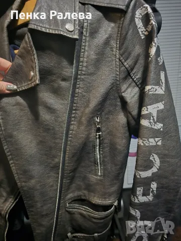 кожено яке , снимка 2 - Якета - 47723016