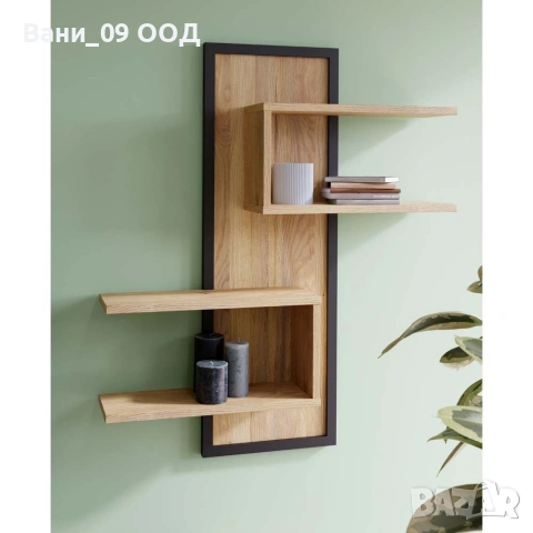 Стилна стенна етажерка-пано