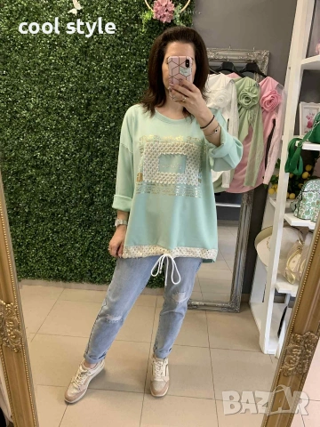 блуза с голяма гръдна обиколка , снимка 3 - Блузи с дълъг ръкав и пуловери - 53296998