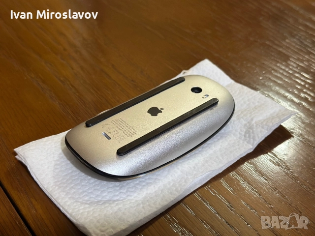 Черна мишка Magic Mouse за компютър, снимка 2 - Клавиатури и мишки - 52818819
