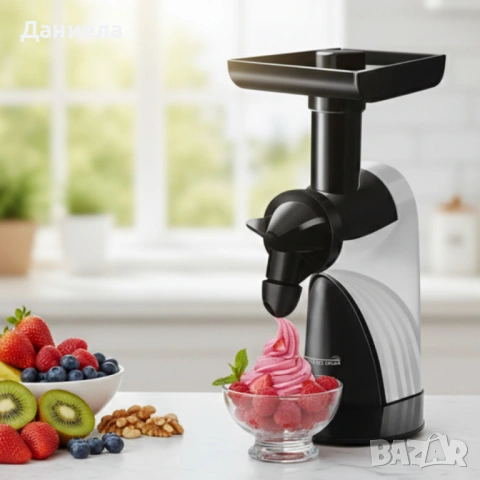  Натурален уред за здравословен сладолед без захар, мляко и глутен Starlyf Perfect Ice Cream