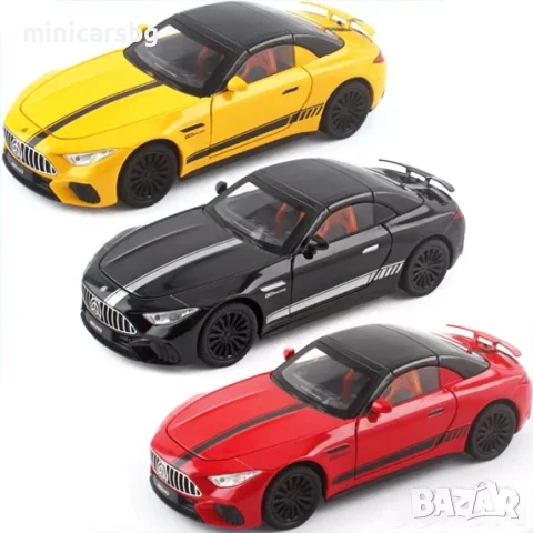 Метални колички: Mercedes-Benz SL 63 AMG, снимка 15 - Колекции - 50495799