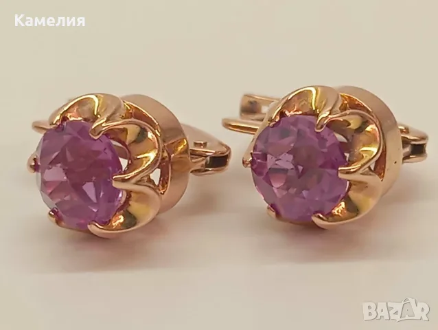 Руско злато. Обеци , снимка 2 - Обеци - 56438519