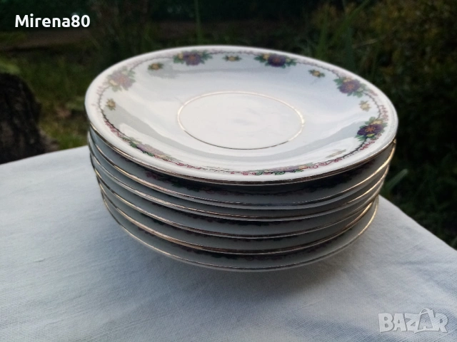 Винтидж сервиз за чай - Чехословакия, снимка 8 - Сервизи - 54160631