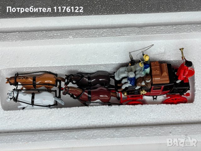 Matchbox MOY YS-39 Passenger Coach & Horses C.1820 Мачбокс Каляска Олдтаймер, 100 лв, снимка 2 - Коли, камиони, мотори, писти - 38940278