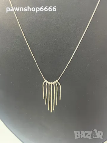 Сребърно колие 925, снимка 3 - Колиета, медальони, синджири - 47449170