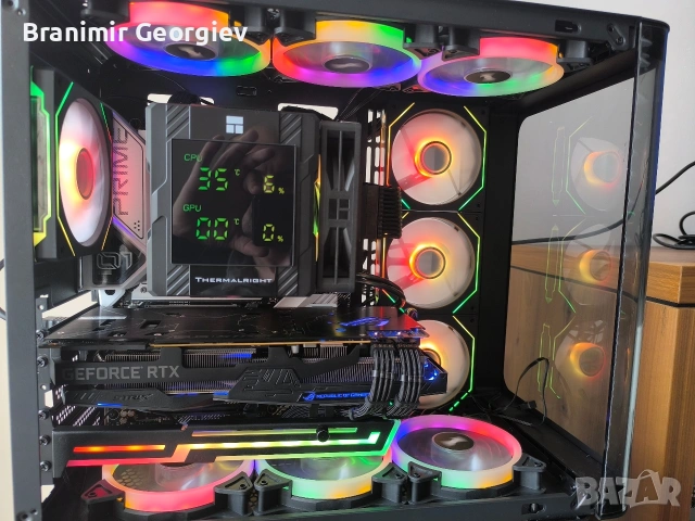 МОЩЕН ГЕЙМИНГ PC – i7-13700K ddr5 32gb, снимка 4 - Геймърски - 54024278