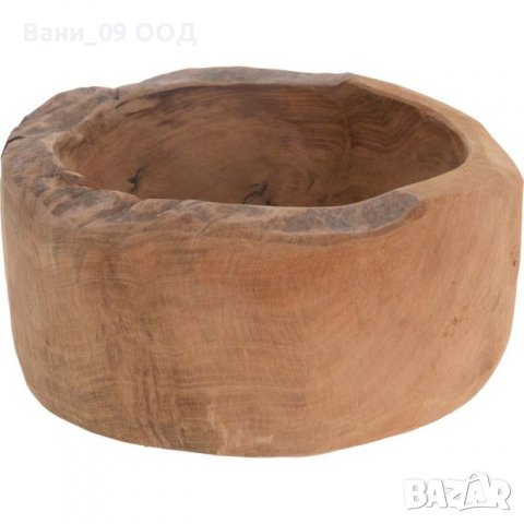 Деко купа от тиково дърво, снимка 1 - Декорация за дома - 38425302