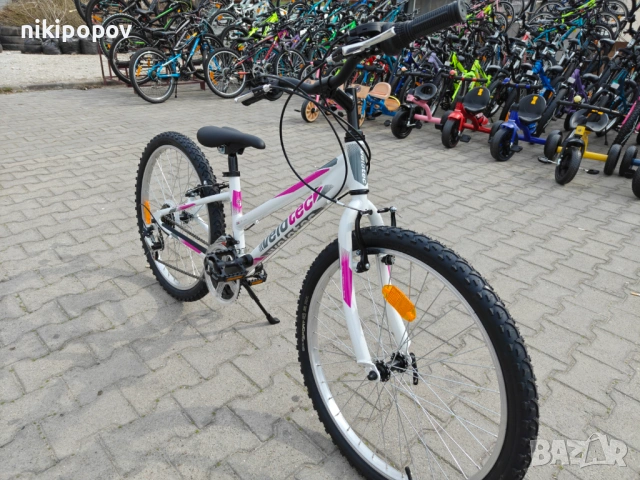 SPRINT Алуминиев велосипед 24" Velotec Adventure розов, снимка 5 - Велосипеди - 53922862