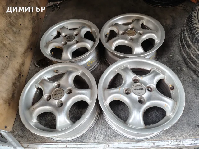 4БР.Алуминиеви джанти 14ки 4x100 6j et38 за VW,SEAT,TOYOTA,MAZDA
