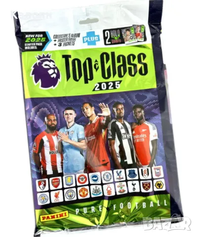 Албум за карти Panini Premier League Top Class 2025 (270 карти)