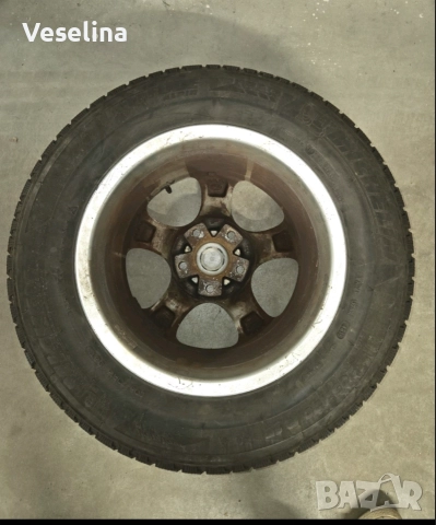 Комплект лети джанти със зимни гуми 205/70/15, снимка 8 - Гуми и джанти - 52969292