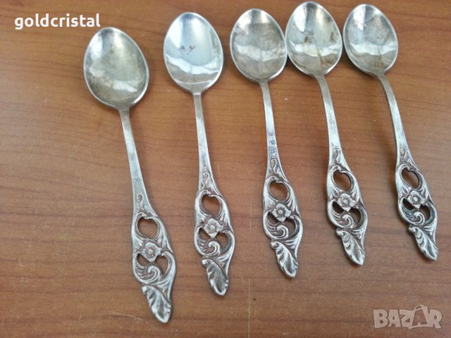 Посребрени лъжички за кафе