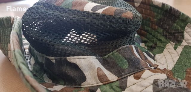 КАМУФЛАЖ Военна лятна шапка с периферия дишаща лов риболов камуфлажна еърсофт airsoft , снимка 4 - Екипировка - 38484309