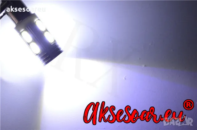 2 броя нови габарити с лупи BAX9S с 10 LED диода крушка H6W дневни светлини фарове за коли ремаркета, снимка 4 - Аксесоари и консумативи - 49961859