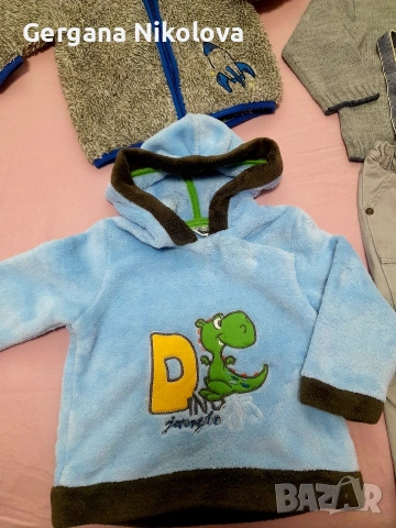 Блуза,риза и панталон дете от 1 до 2г., снимка 3 - Панталони и долнища за бебе - 24263753