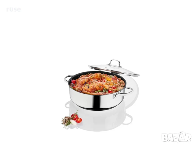 НОВИ! Касерола 28 cm – издържлива, стилна, незалепваща, снимка 7 - Съдове за готвене - 50981265