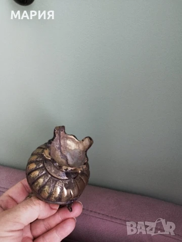 Страхотна месингова италианска ваза - кана, снимка 5 - Антикварни и старинни предмети - 50927222