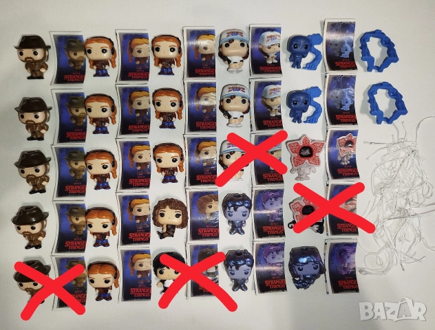 Kinder Joy Stranger things фигурки