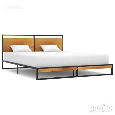 vidaXL Рамка за легло, метал, 140x200 cм（SKU: 324865）