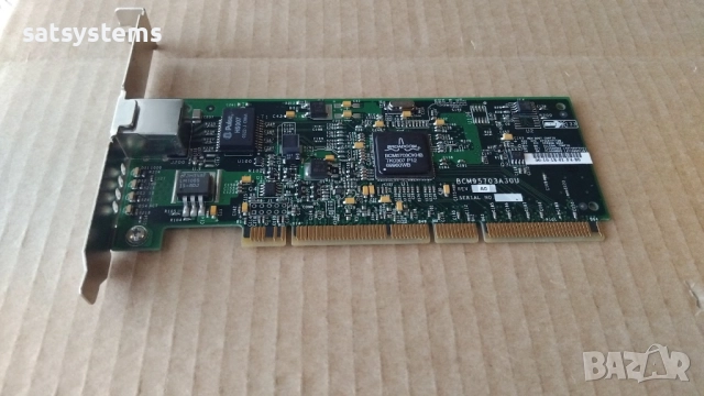  Broadcom BCM95703A30U PCI-X133 Gigabit Ethernet Adapter Card, снимка 5 - Мрежови адаптери - 31943796