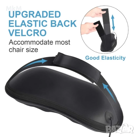 RENPHO Масажор за гръб и шия с топлинна шиацу масажна възглавница, снимка 6 - Масажори - 51156508