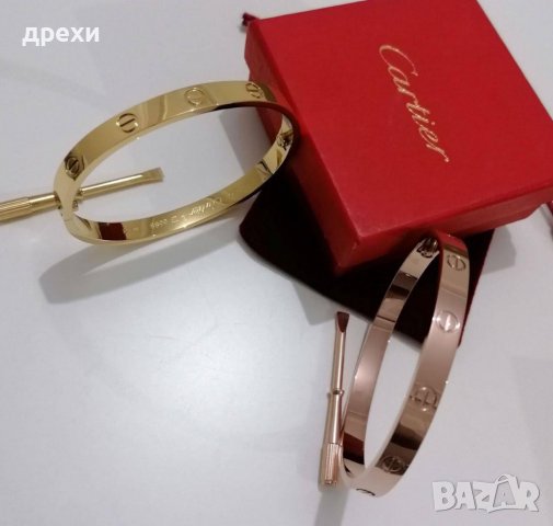 Cartier гривна в кутия, снимка 13 - Гривни - 36441790