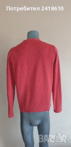 Stone Island Cotton Knit V - Neck Mens Size S ОРИГИНАЛ! Мъжки памучен Пуловер!, снимка 10 - Пуловери - 52495821