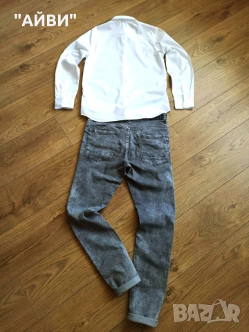PULL & BEAR детски дънки и риза за момче, снимка 9 - Детски панталони и дънки - 52412677