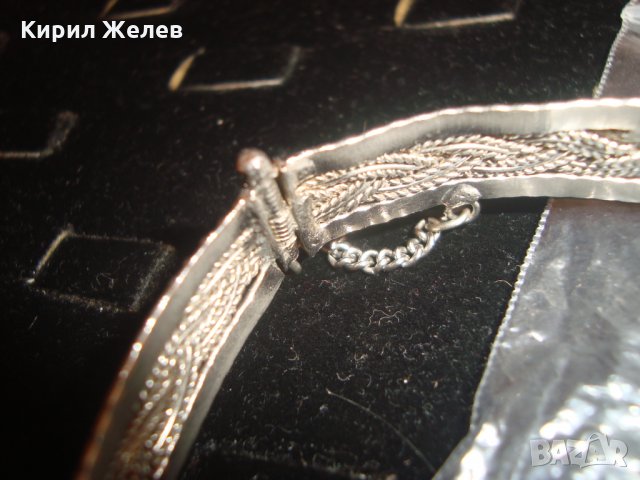 СРЕБРИСТА ФИЛИГРАННА ГРИВНА КРАСИВА ИЗРАБОТКА НАКИТ за НОСИЯ 9372, снимка 8 - Гривни - 30331160