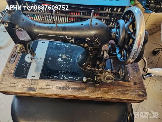 Шевна машина Вера за декорация VERA - Vintage
