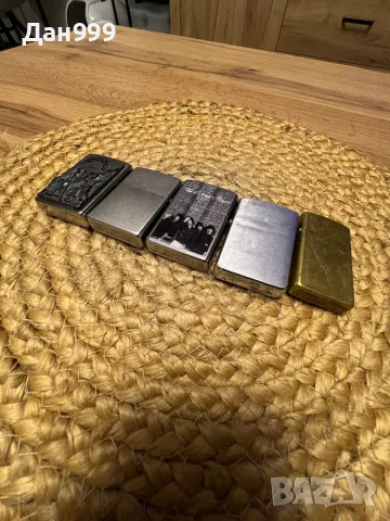 Лот от пет оригинални запалки Zippo, снимка 4 - Запалки - 55826679