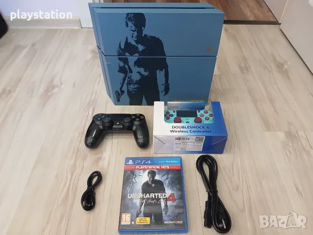 PlayStation 4 1TB Limited Edition (Uncharted 4) + 2 джойстика