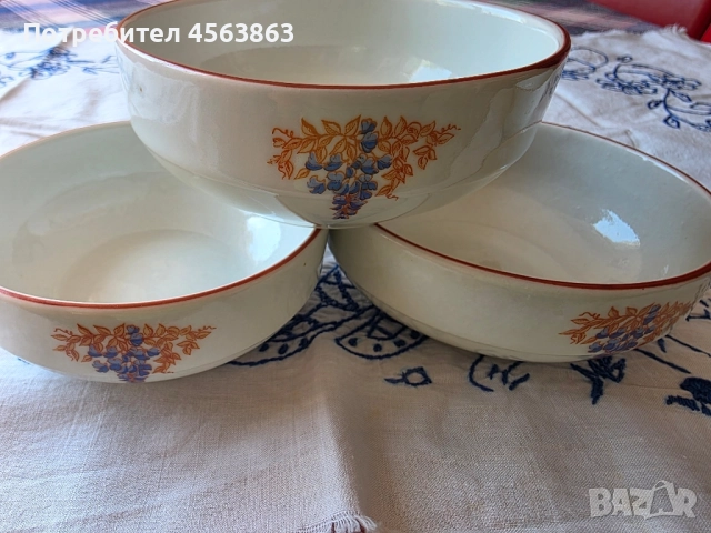 Порцеланови купички , снимка 3 - Чинии - 51645015