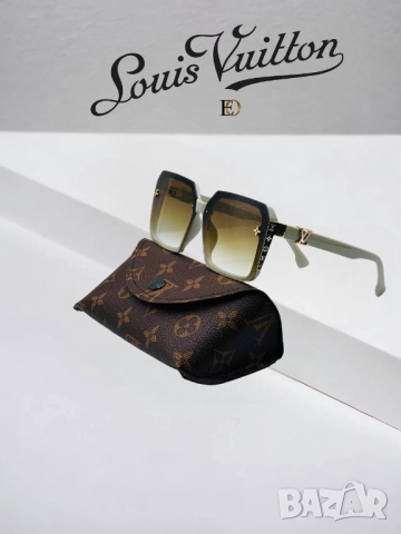 очила с черен обикновен калъф и ув защита louis vuitton, снимка 2 - Слънчеви и диоптрични очила - 51458967