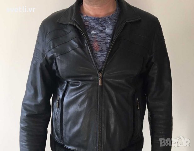 Кожено яке, снимка 3 - Якета - 30542760
