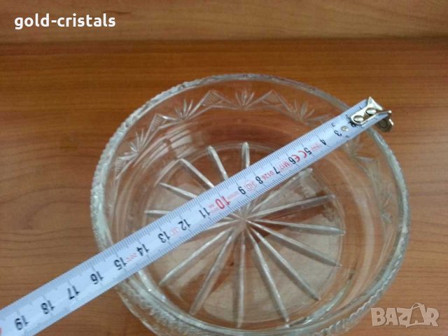  кристална купа фруктиера , снимка 2 - Антикварни и старинни предмети - 29631166