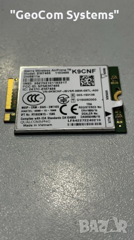 Dell Wireless 5811e 4G/LTE/GPS WWAN модул (K9CNF), снимка 2 - Мрежови адаптери - 39914228