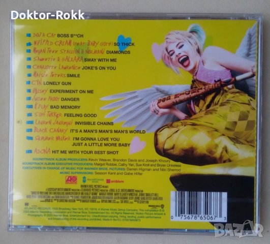 Birds Of Prey (The Album) (2020, CD) Soundtrack , снимка 2 - CD дискове - 42576156
