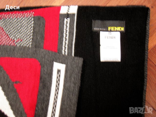 FENDI шал и шапка комплект, снимка 4 - Шапки - 35024824